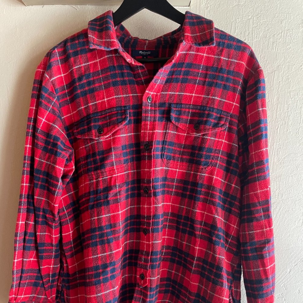 Cozy Madewell boyfriend flannel - Medium